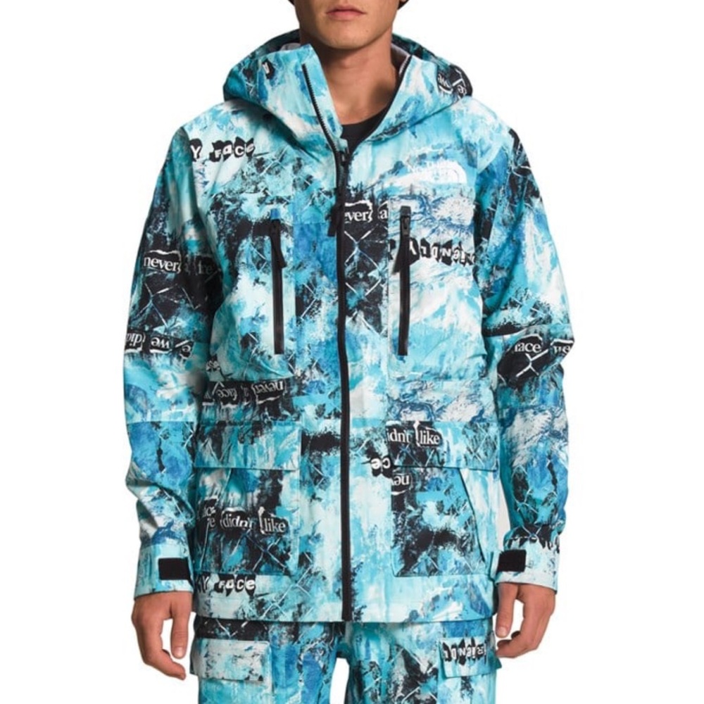 ⛷️🏔️🔥 The North Face Printed Dragline Jacket Mens Size LARGE NWT ⛷️🏔️🔥